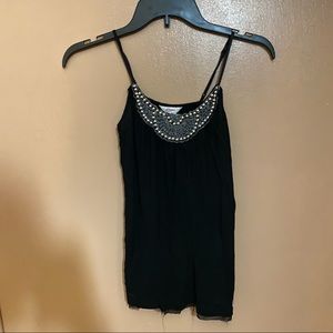 Candies Black Jewel Top